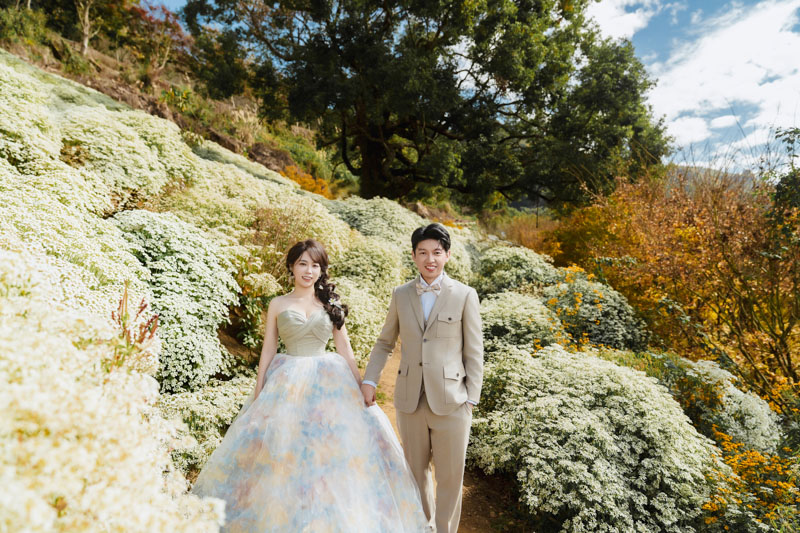 SJwedding鯊魚婚紗婚攝團隊小倩在台中麗寶樂園火炎山拍攝的自助婚紗” border=