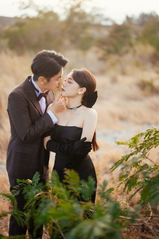 SJwedding鯊魚婚紗婚攝團隊小倩在台中麗寶樂園火炎山拍攝的自助婚紗” border=