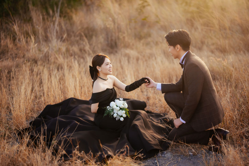SJwedding鯊魚婚紗婚攝團隊小倩在台中麗寶樂園火炎山拍攝的自助婚紗” border=