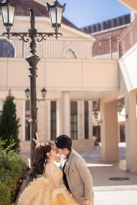 SJwedding鯊魚婚紗婚攝團隊小倩在台中麗寶樂園火炎山拍攝的自助婚紗” border=