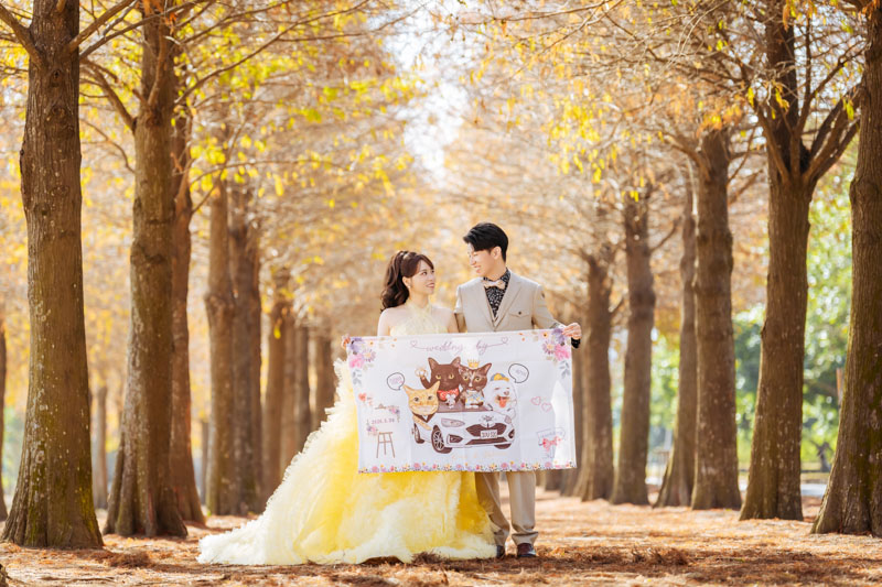 SJwedding鯊魚婚紗婚攝團隊小倩在台中麗寶樂園火炎山拍攝的自助婚紗” border=