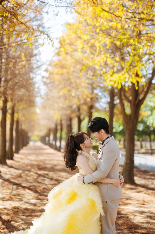 SJwedding鯊魚婚紗婚攝團隊小倩在台中麗寶樂園火炎山拍攝的自助婚紗” border=