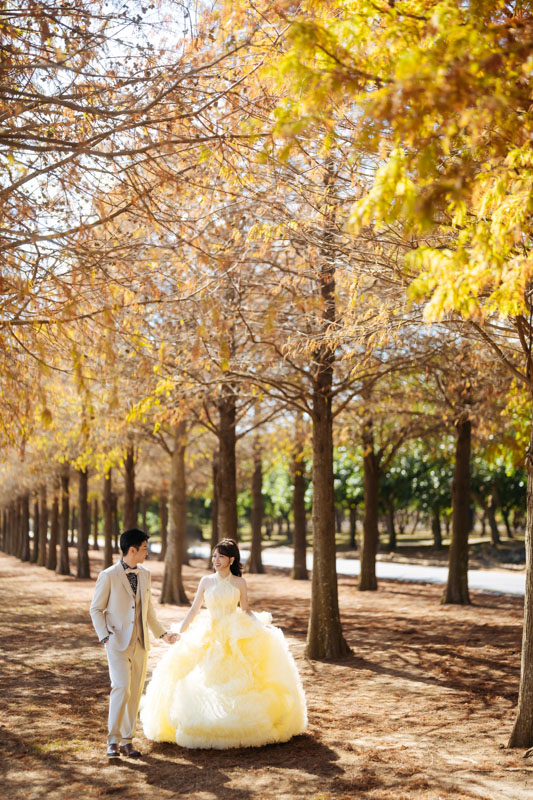 SJwedding鯊魚婚紗婚攝團隊小倩在台中麗寶樂園火炎山拍攝的自助婚紗” border=