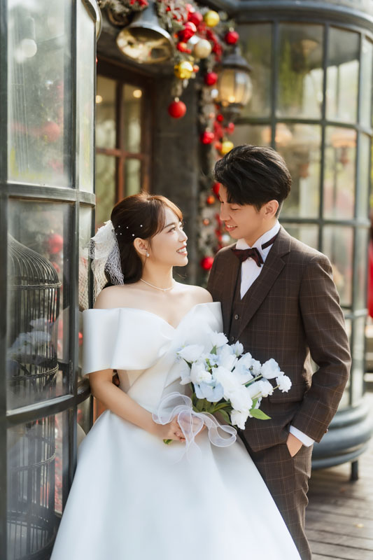 SJwedding鯊魚婚紗婚攝團隊小倩在台中麗寶樂園火炎山拍攝的自助婚紗” border=