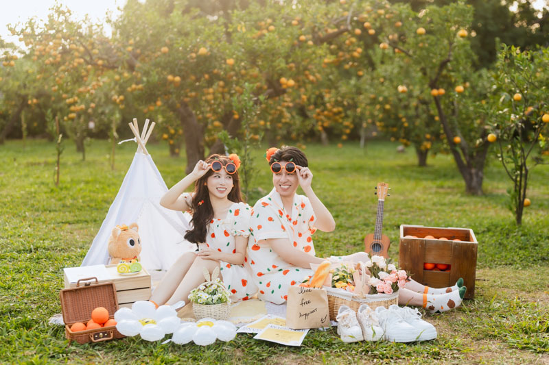 SJwedding鯊魚婚紗婚攝團隊小倩在台中麗寶樂園火炎山拍攝的自助婚紗” border=