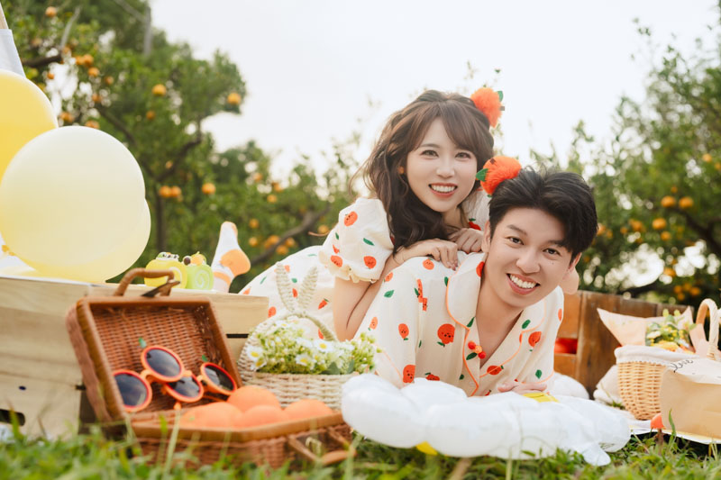 SJwedding鯊魚婚紗婚攝團隊小倩在台中麗寶樂園火炎山拍攝的自助婚紗” border=
