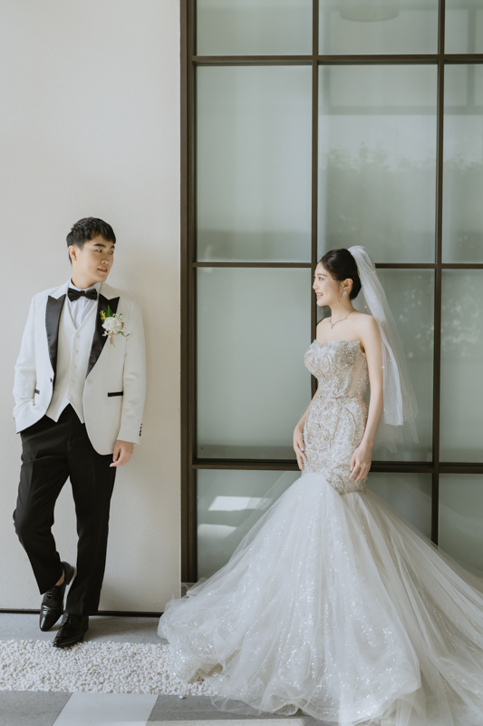 SJwedding鯊魚婚紗婚攝團隊在台中蘭克斯特拍攝的婚禮紀錄” border=