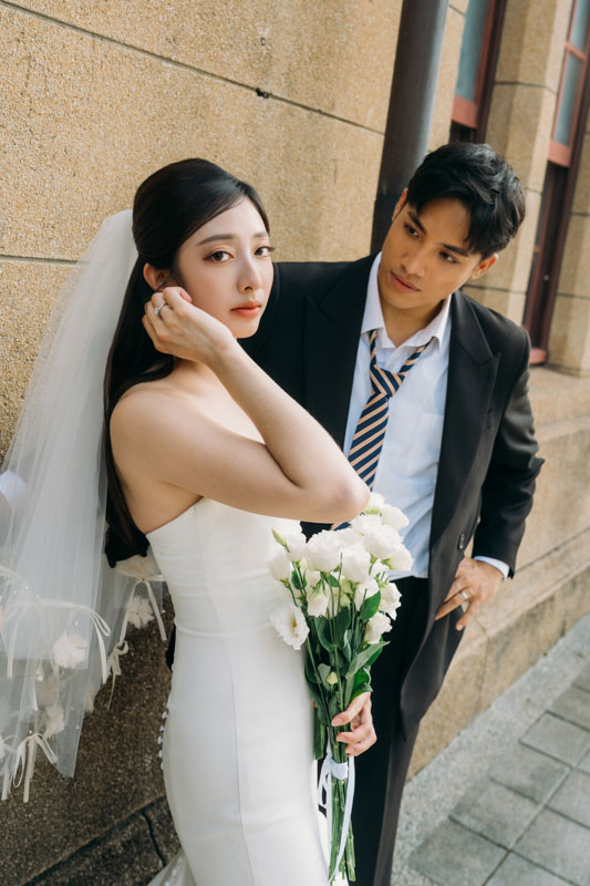 SJwedding鯊魚婚紗婚攝團隊雨翰在台北拍攝的自助婚紗” border=