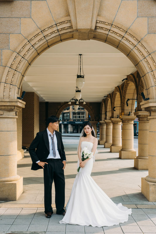 SJwedding鯊魚婚紗婚攝團隊雨翰在台北拍攝的自助婚紗” border=