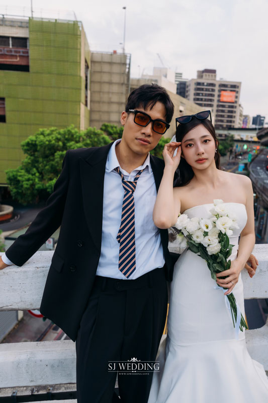 SJwedding鯊魚婚紗婚攝團隊雨翰在台北拍攝的自助婚紗” border=