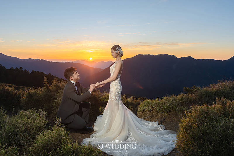 SJwedding鯊魚婚紗婚攝團隊鯊魚在南投合歡山老英格蘭莊園惠蓀林場拍攝的自助婚紗” border=
