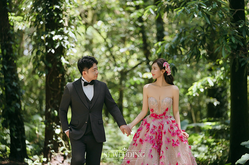 SJwedding鯊魚婚紗婚攝團隊鯊魚在南投合歡山老英格蘭莊園惠蓀林場拍攝的自助婚紗” border=