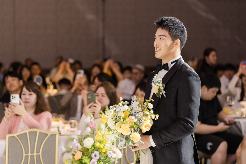 SJwedding鯊魚婚紗婚攝團隊雨翰在台北漢來大飯店拍攝的婚禮紀錄” border=