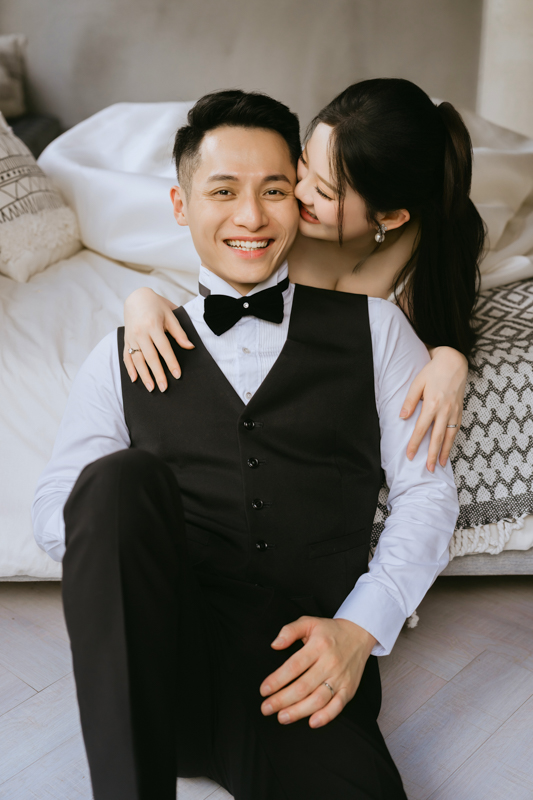SJwedding鯊魚婚紗婚攝團隊雨翰在台北mainspaceAttic80大同大學拍攝的自助婚紗” border=