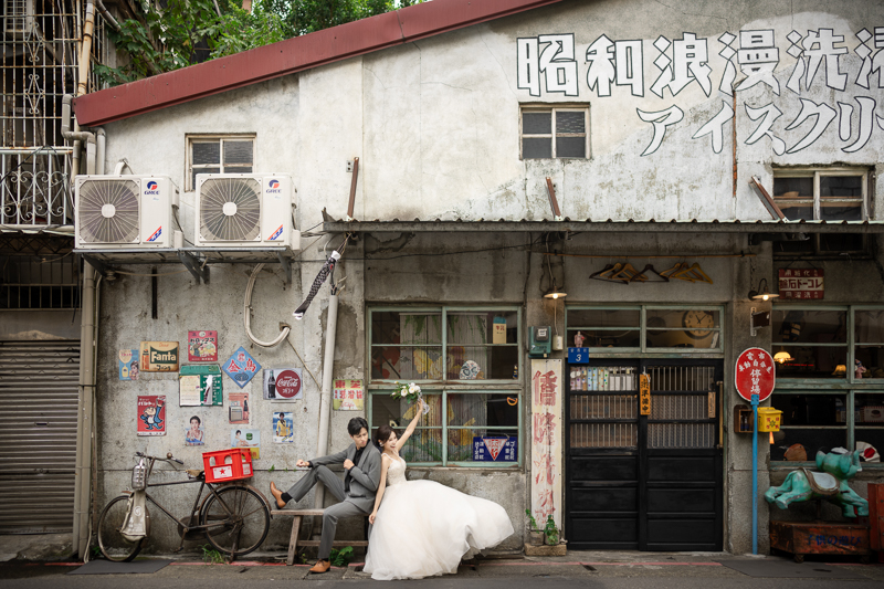SJwedding鯊魚婚紗婚攝團隊Wesley在台北拍攝的自助婚紗