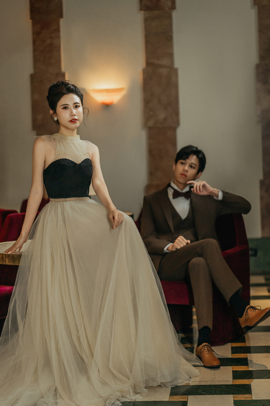 SJwedding鯊魚婚紗婚攝團隊Wesley在台北拍攝的自助婚紗